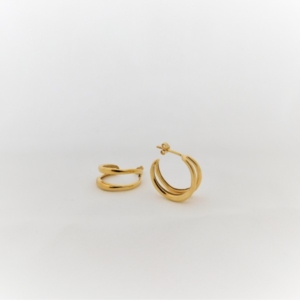 Εικονα fj_earrings_double_up_loop_gold_01