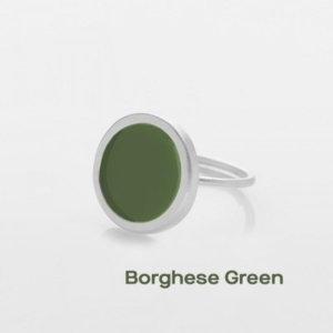 Εικονα palette_ring_L_borghese_green_silver