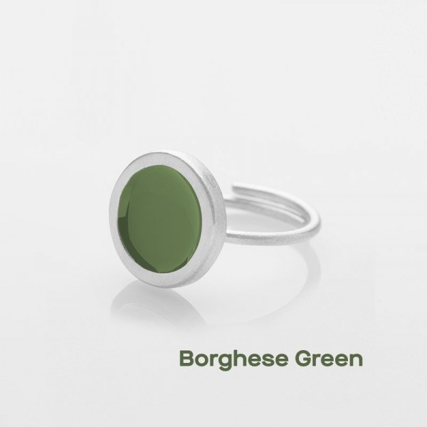 Εικονα palette_ring_s_borghese_green_silver