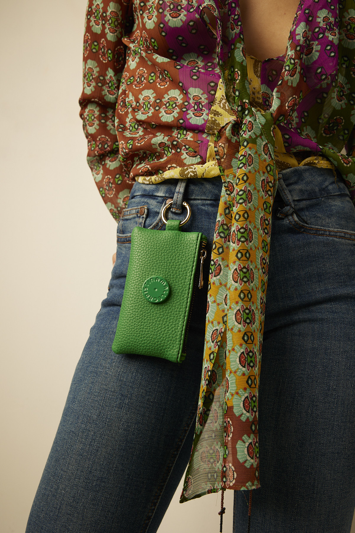 Image CHRISTINA MALLE KEYCHAIN GREEN ACCESSORIES 1