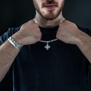 Εικονα fj_bracelet_necklace_men_silver